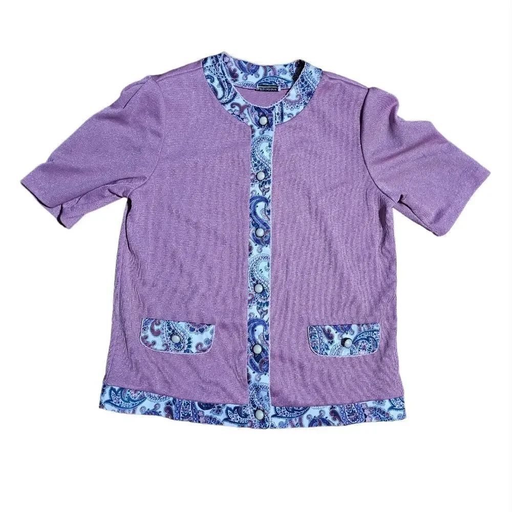 Women's Vintage IMPROMPTU Button Down Floral Shirt Small